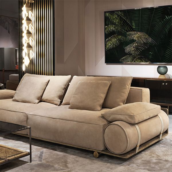 Italian Design Hot Sale Luxury Leather Sofa Set Furniture Living Room Modern Sectional Sofa
