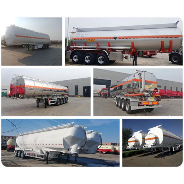 3 Axle Aluminum Stainless Carbon Steel Heavy Fuel Oil Truck Tanker Oil Tank Truck Trailer