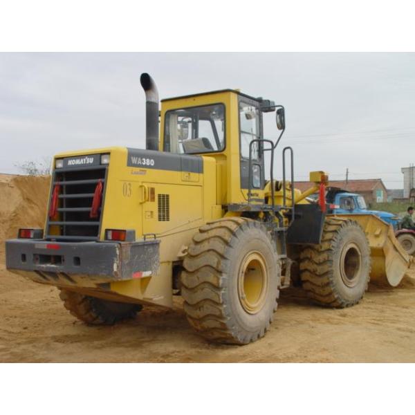 Original Paint Second Hand Wheel Loaders , Komatsu Wheel Loader WA380-3 187.7 Hp