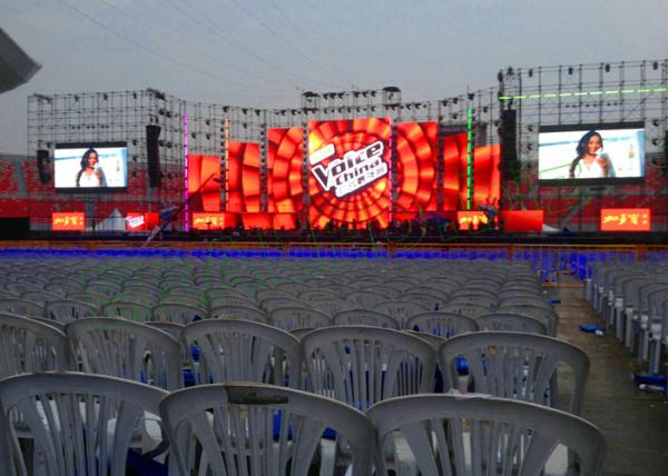 P10 Outdoor Rental LED Display IP 65 Waterproof Aluminum Die Casting Cabinet