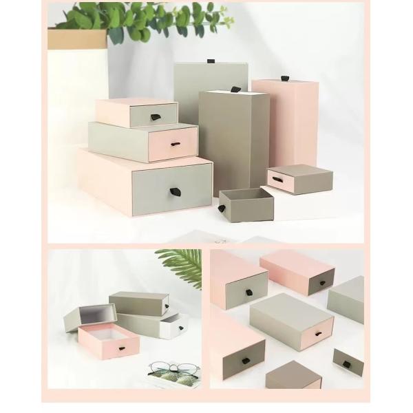 Бархат внутри подарочной коробки шкатулок для драгоценностей 85x85x35mm изготовленной на заказ бумажной упаковывая слоение Matt