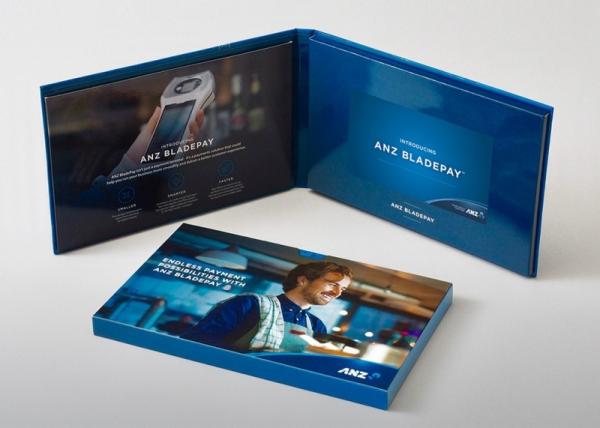 Customizable Video Brochure Mailer Video Message Card 2.4/4.3/5/7/10 Inch Screen