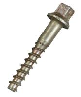 Le dormeur galvanisé de bois de construction visse la matière plastique 8mm en aluminium du diamètre 2.5mm