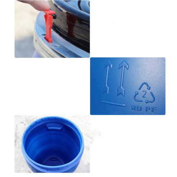 30L Large Flange Drum Round Plastic Hoop Drum