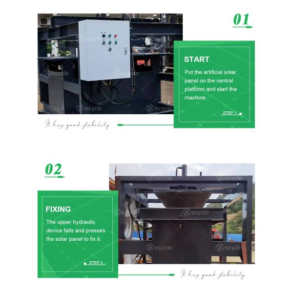 Машина для удаления рамы из алюминиевого сплава солнечных панелей высокого давления весом 2000 кг