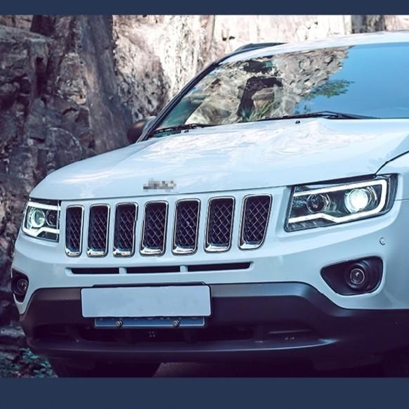 40W 6000K Auto LED Lights For Jeep Compass Plastic ABS Material