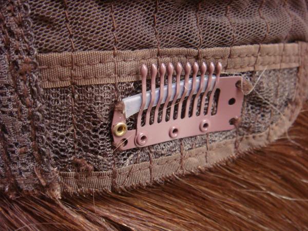 Perruques en cheveux naturels personnalisables pour femmes avec sangles réglables