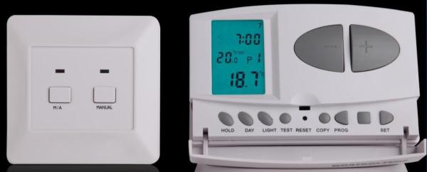 Termostato sem fio da fornalha para o aquecimento e o condicionamento de ar