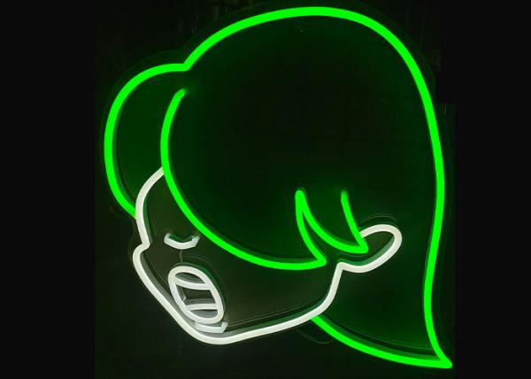 Customized girl Led Neon Signs  Illuminated Sign Boards 12v for retail