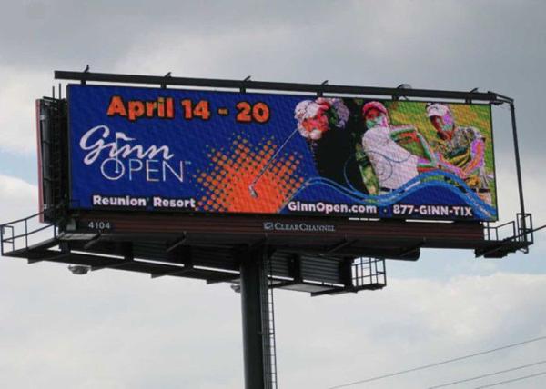 DIP 1R1G1B LED Wall Screen Display Outdoor Digital Billboards Waterproof 32x16 Dots