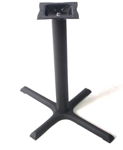Restaurant Table base Cross Table leg  Black Powder Coat Cast Iron Hospitality Furniture