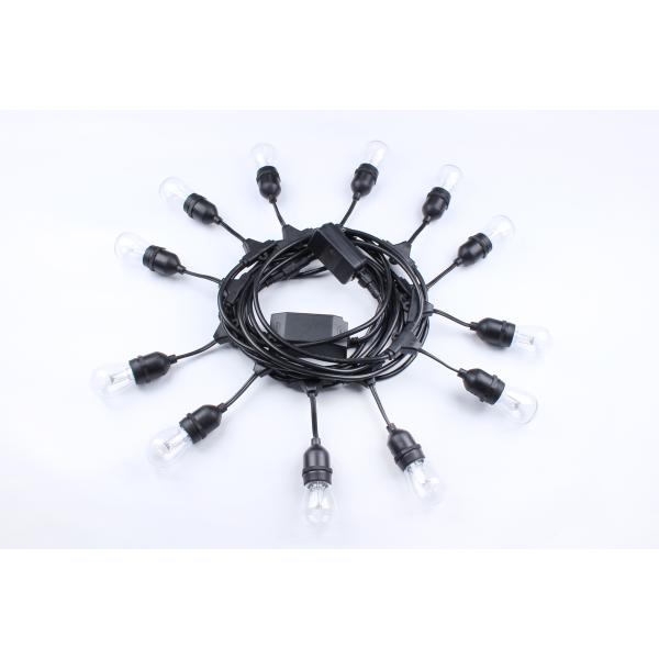 Dimmable Dual Color Temperature 2200K 3500K S14 LED Light Strings Retrospective Edison Remote Control Festival Lighting