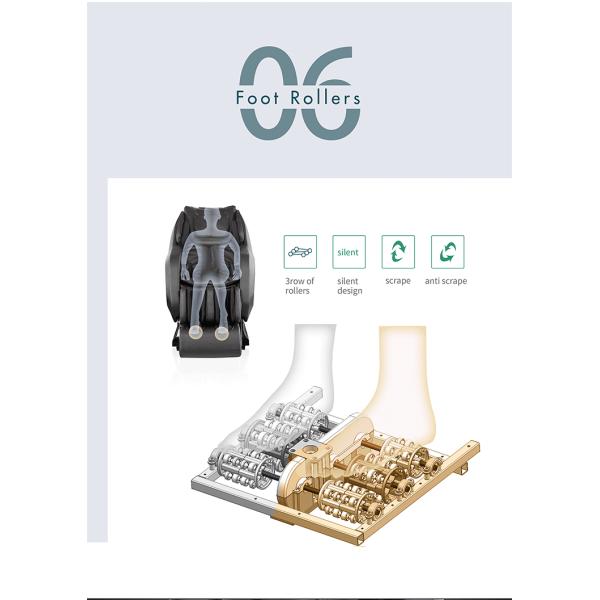 Zero G Pre Programmed Shiatsu Massage Chair Recliner PU ABS ODM