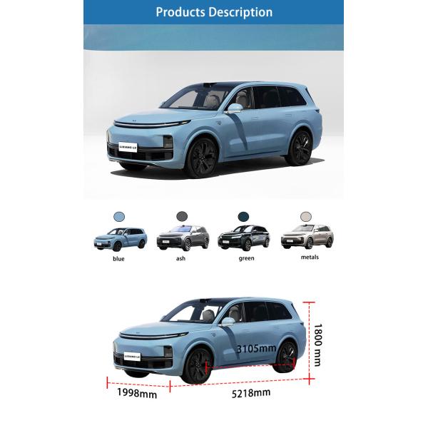 Новый внедорожник 6 мест Гибридный Lixiang L9 Новый энергетический автомобиль EV Electric