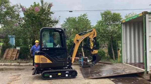 Máquina escavadora hidráulica resistente da esteira rolante do equipamento de construção CT60-9