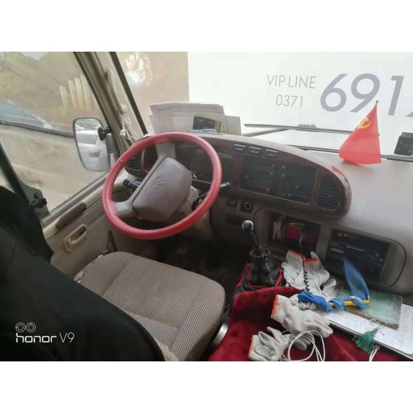 100% Original Used Toyota Coaster , Japanese Used Buses With 23 Seats