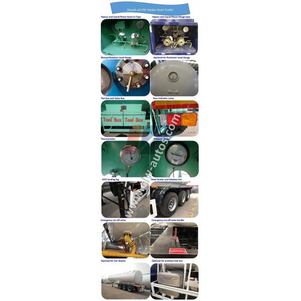 толщина танка автоцистерны 12мм газа ЛПГ бутана пропана 40м3 сильно прочная