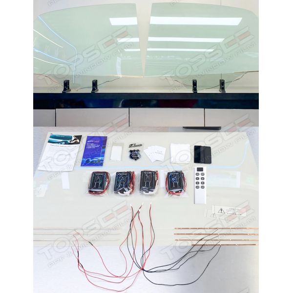 PDLC Smart Film Switchable Privacy Glass with Wet Installation for Car & Building