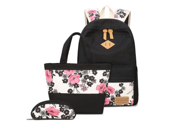 Canvas Polyester Children School Book Bag