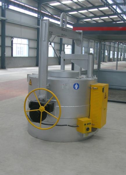 Gás industrial que suspende o tipo elétrico de alumínio 500KG da fornalha de cadinho