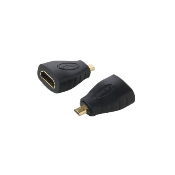 QS AD006，Micro HDMI male to HDMI female Adapter, HDMI A to D adapter