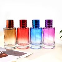 Bouteille claire cylindrique 30ML 100ML 50ML d'atomiseur de jet de parfum