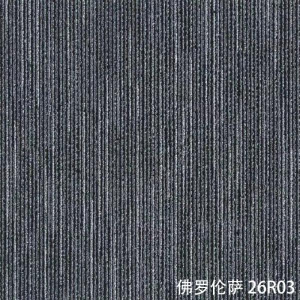 Modern Style 100% Pp Office Carpet Tiles in 50x50cm Squares from OEM Commercial Carpet