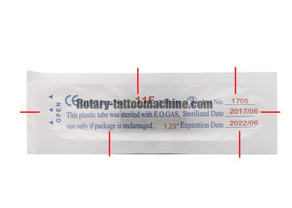 Clear Disposable Tattoo Tubes Diameter 30mm Black Ringed Ribbed Tattoo Grip