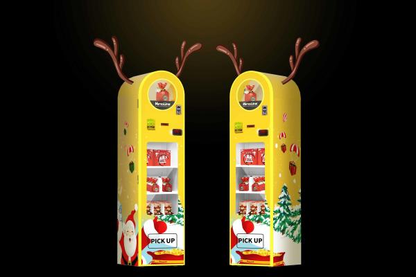 máquina de venda automática quente da caixa 110V, máquina de venda automática do Natal da altura de 1.6m