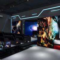 2 rangées 10 sièges VR Cinéma 3D Orbit Cinéma Trace Immersive Projection