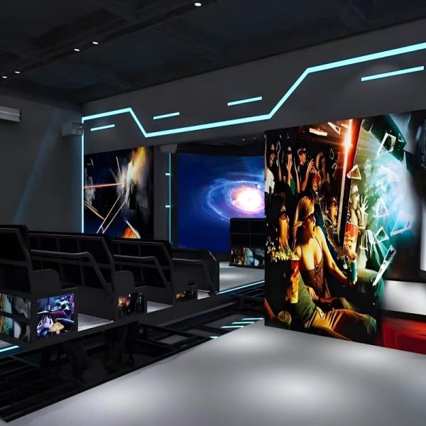 Customization Immersive Viewing 7d Interactive Track Cinema Projection System