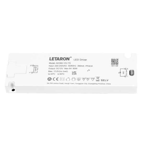 60W 85W 100W Slim Under Cabinet LED Driver without Flicker for EU Market