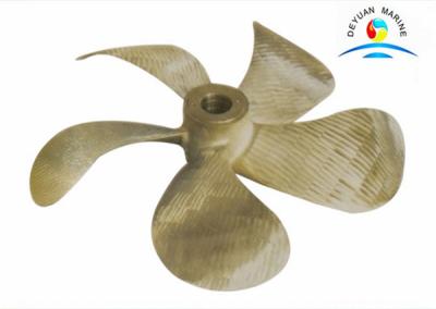 Marine Outboard Ship Propulsion Systems 4 Blade Fixed Pitch Propeller