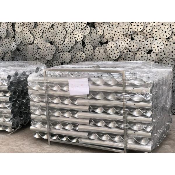 Customised Rolled Steel Helical Ground Anchors For Solar Ground Mounting