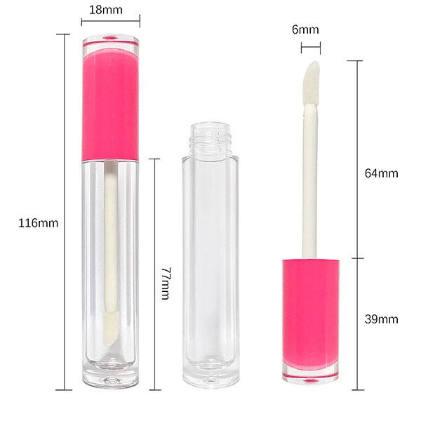 GMPC White Cap Lip Gloss Tubes Makeup Empty Lipgloss Containers