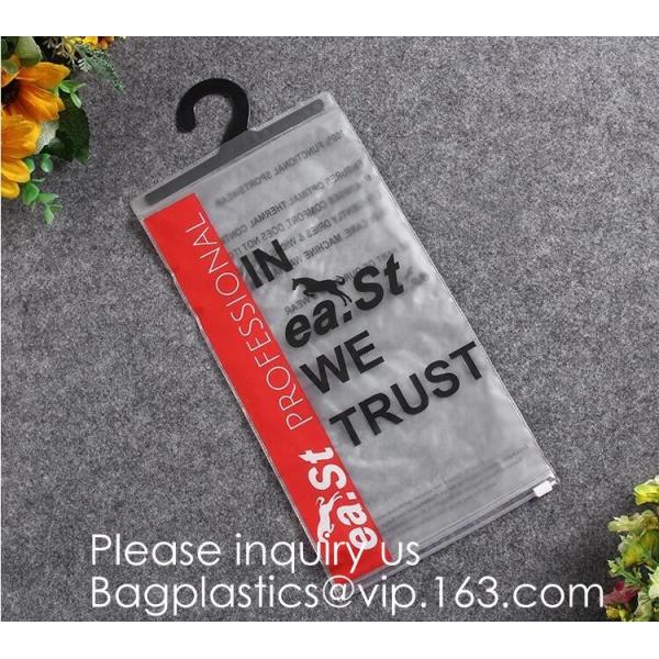 Hair Extension Hanger Bags For Hair Extensions Hair Extension Bag Storaging Bag,snap closure plastic hook hanger bags