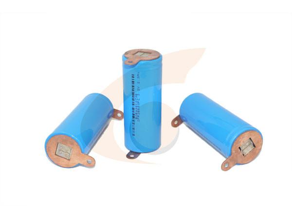 Rechargeable IFR26650 3.2V LiFePO4 Battery 2350mAh With Tabs For Back Up Power