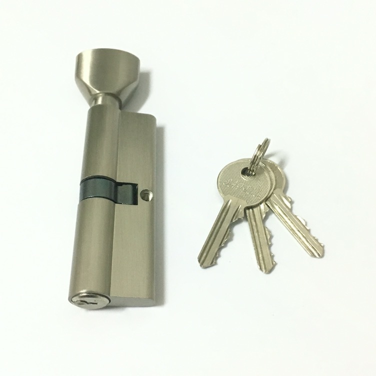 90mm Zinc Cylinder Lock Single Open Secure Cylinder Locks SN CP SB AB MAB AC Finish