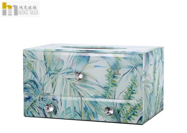 Beautiful Decorative Tissue Box / Tissue Storage Box For Office Lightweight