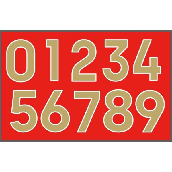 Durable Heat Press Numbers And Letters Customizable Football Shirt Letters And Numbers Washable