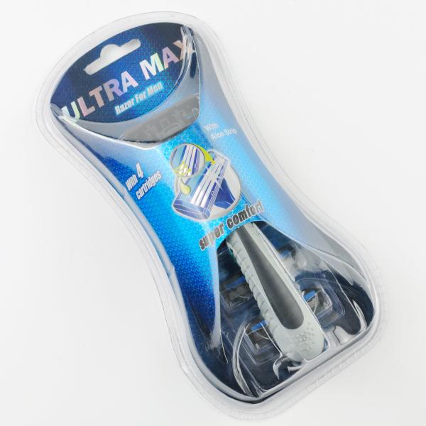 Manufacture Cheap Wholesale Oem Shaving Razor Men 3-6 Blades Disposable Razor Pack for Men with Razor Head Refills