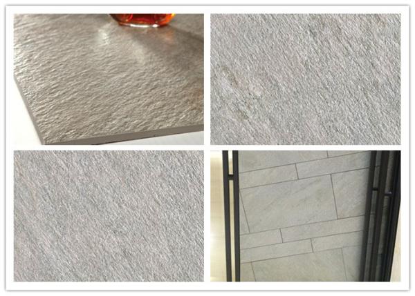 Glazed Polished Porcelain Bathroom Tile Accurate Dimensions Easy Maintain