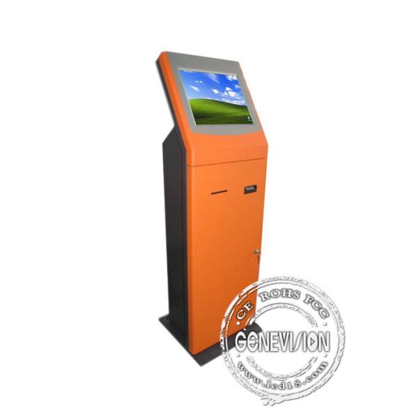 LCD touchscreen kiosk 19'' , interactive free standing kiosk