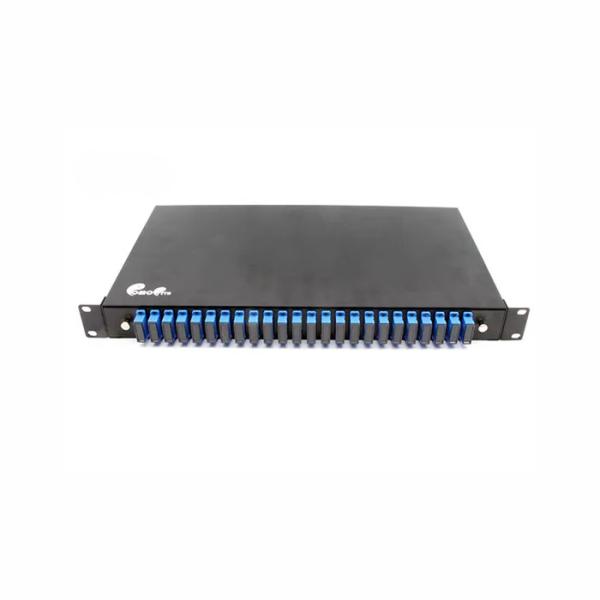 19 1U 24 Ports 48 Fibers Rack Mount ODF Sliding Rail Optical Distribution Frame SC Duplex Patch Panel