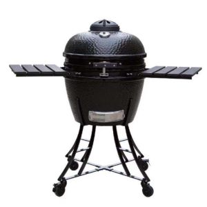 чернота SGS 56cm гриль Kamado 22 дюймов застеклила поверхность обработки