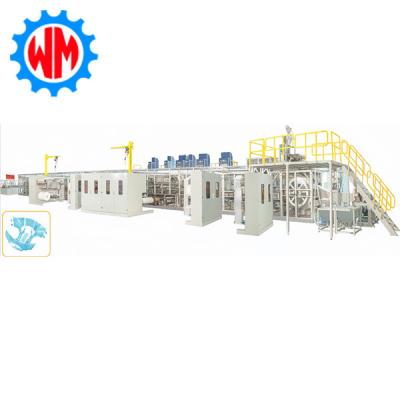 Full Servo Baby Training Pants Production Line 600pcss/Min Intelligent Operation Baby Diaper Equipment