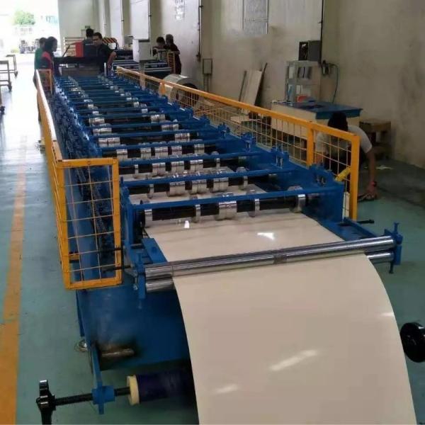 Galvanized Steel Coating Roof Panel Roll Forming Machine 380V High Speed 5.5kw