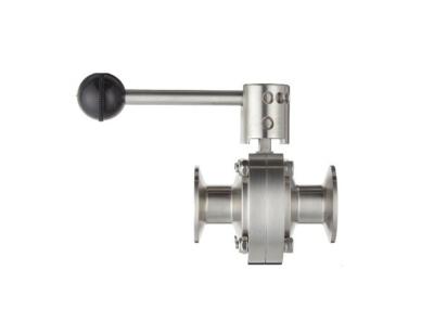 304 316L Hygienic Butterfly Valves ASME BPE AISI With Thread And Weld Connection