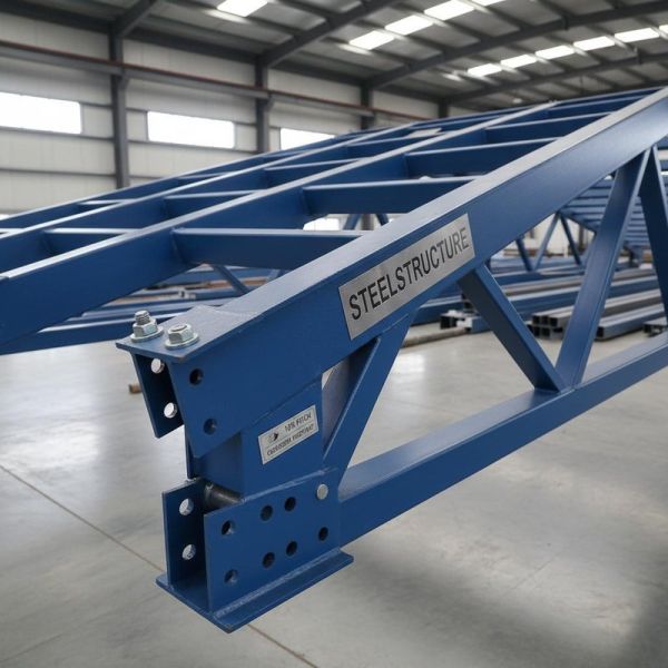 10% Roof Pitch Steel Structure Truss with Corrosion Resistance and Customizable Height for Heavy Duty Applications