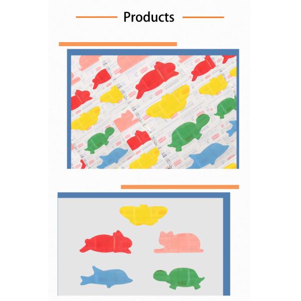 PE Cartoons Kids Wound Plaster Medical Customized Breathable Band-aid, special shapes can be customized